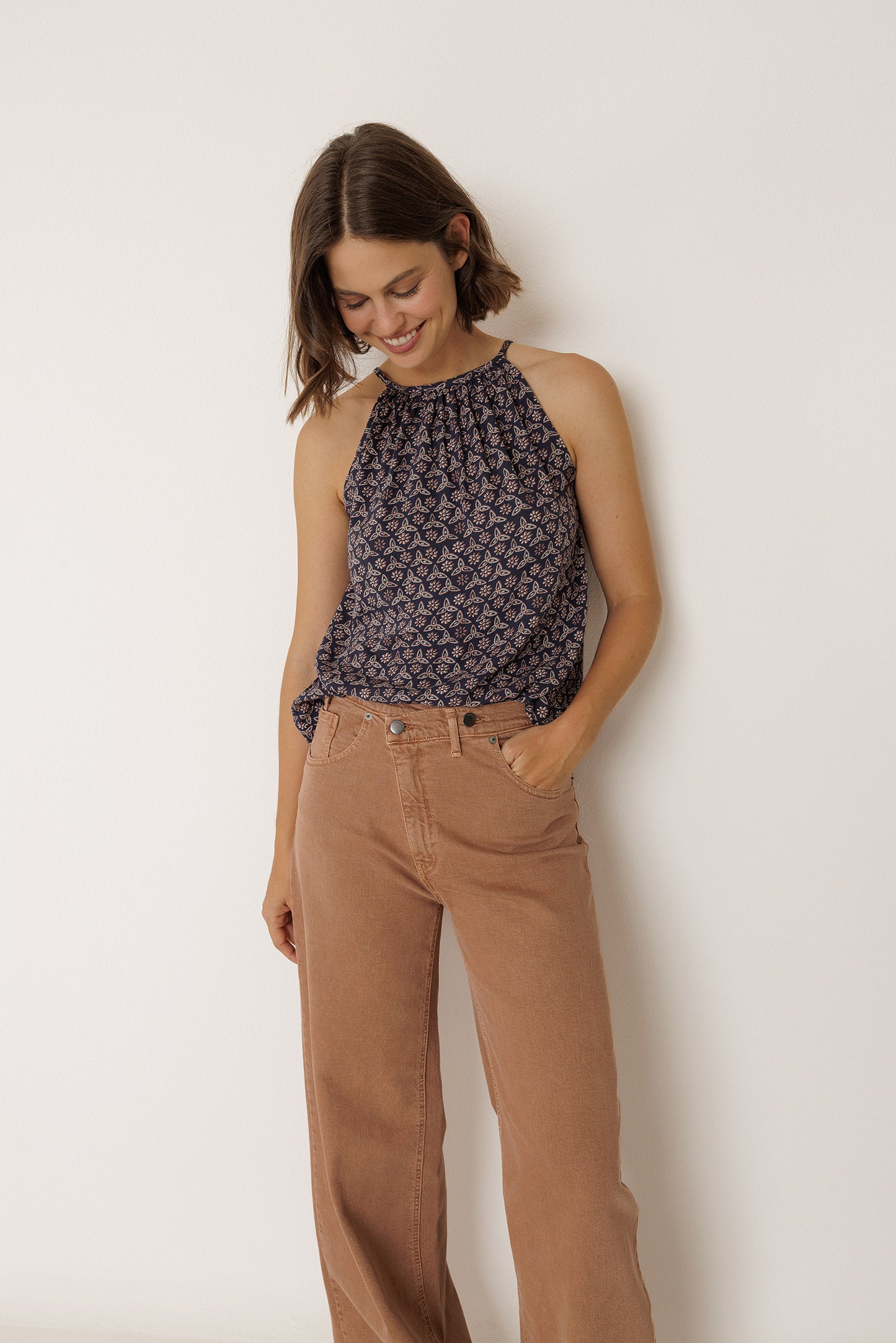 STRAPPY VISCOSE TOP