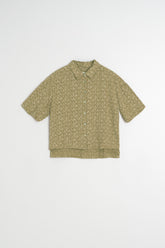 OVERSIZE BLOCK-PRINT SHIRT