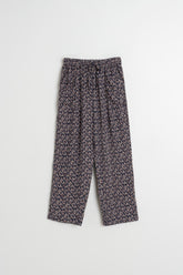 FLOWY BLOCK-PRINT PANT