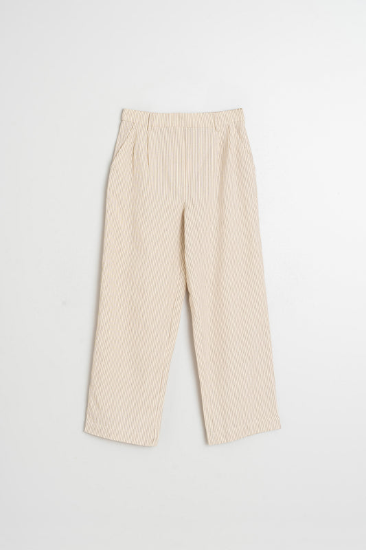 PLEATED PINSTRIPE TROUSER 5