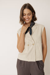 PINSTRIPE VEST