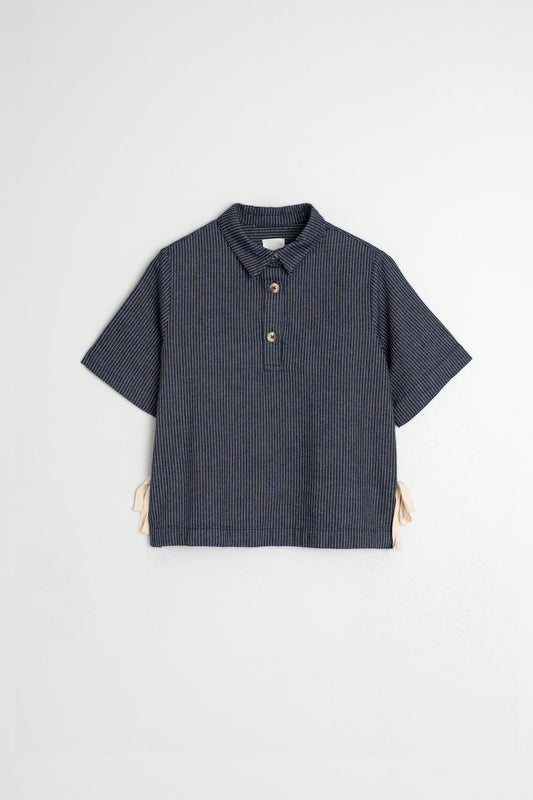 STRIPED SHIRT WITH TIE 5