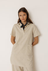 POLO-COLLAR DRESS