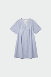 SHORT PINSTRIPED DRESS