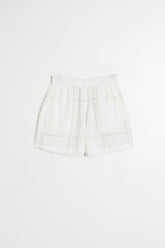 LACE POPLIN SHORT
