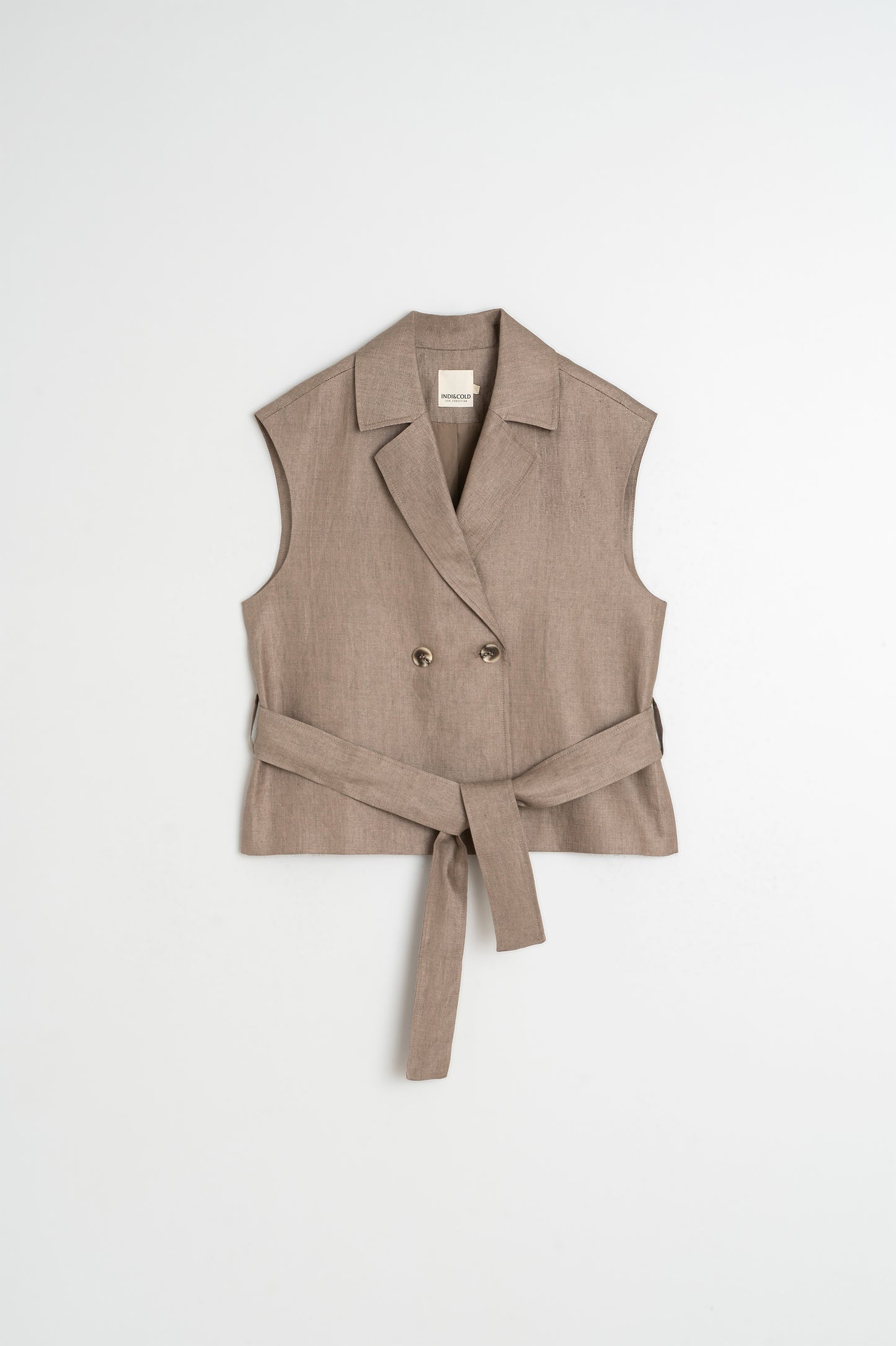 LINEN VEST
