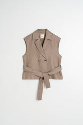 LINEN VEST