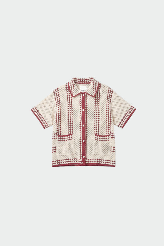 BICOLOR CROCHET SHIRT 5