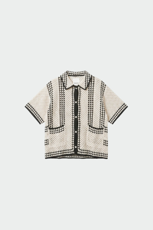 BICOLOR CROCHET SHIRT 5
