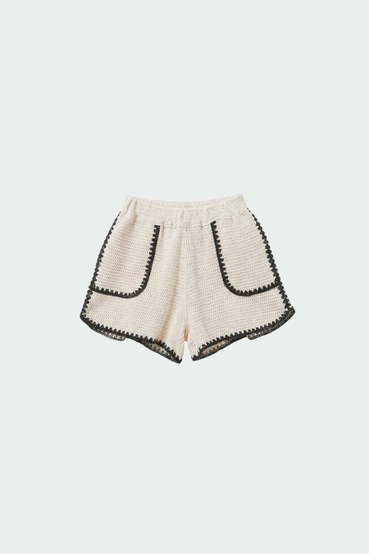 BICOLOR CROCHET SHORT