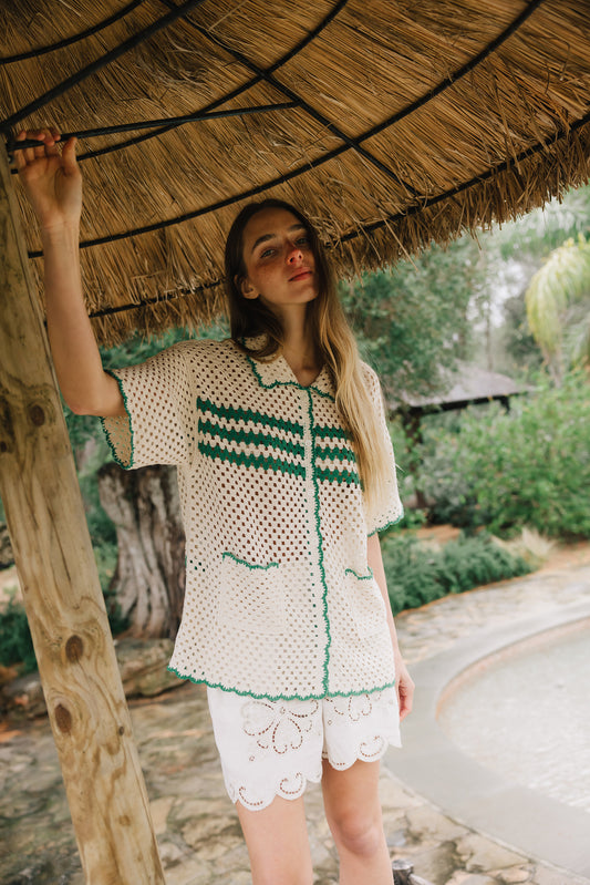 RETRO CROCHET SHIRT 1