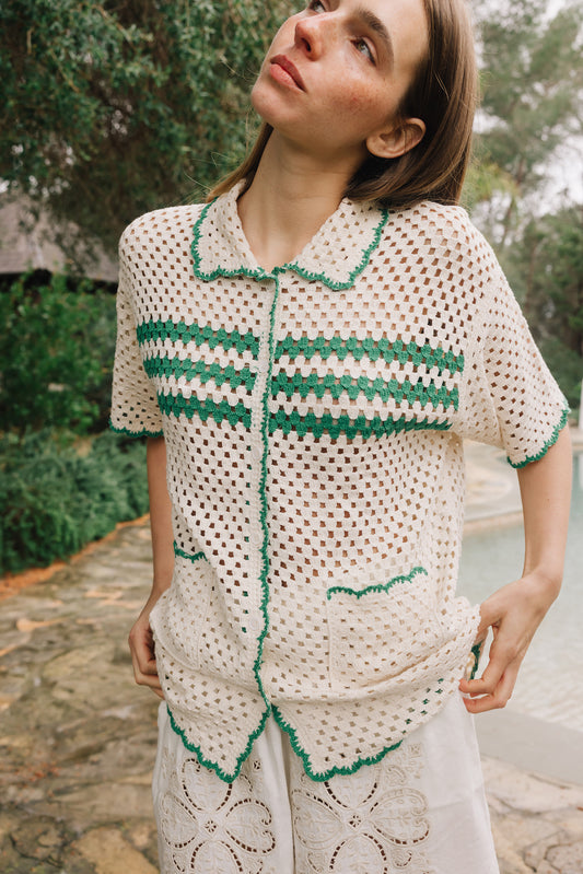 RETRO CROCHET SHIRT 2