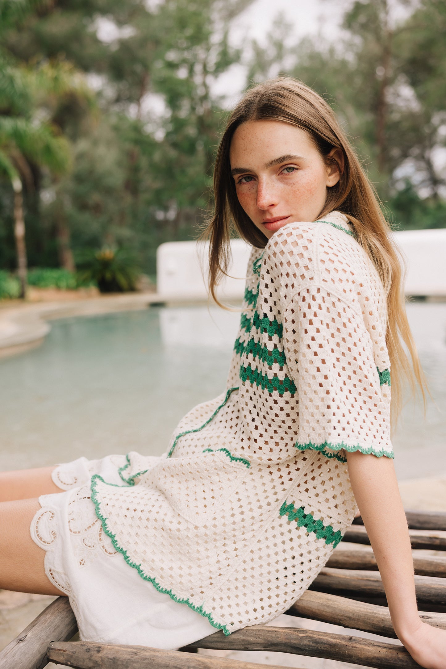 RETRO CROCHET SHIRT