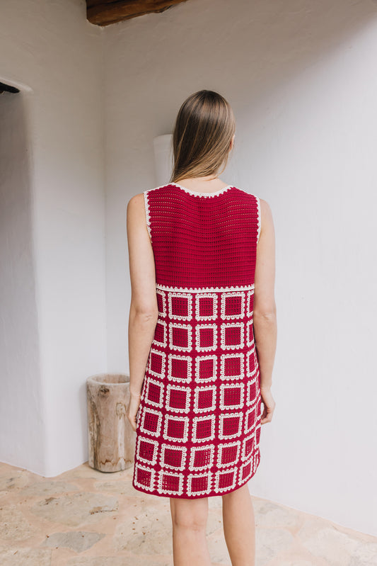 CROCHET MINI DRESS 3