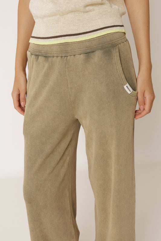 WIDE RIBBED PANT 4