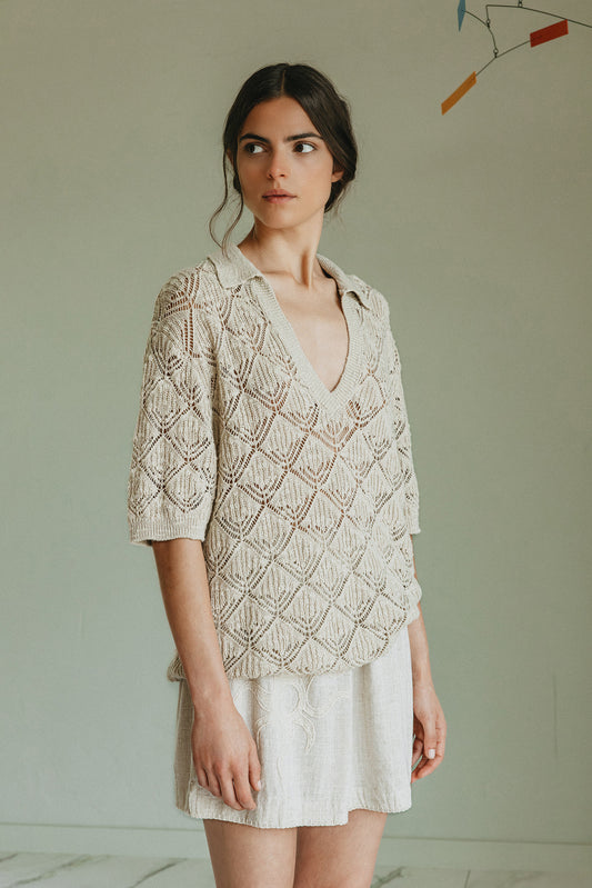 OPEN-KNIT POLO 4