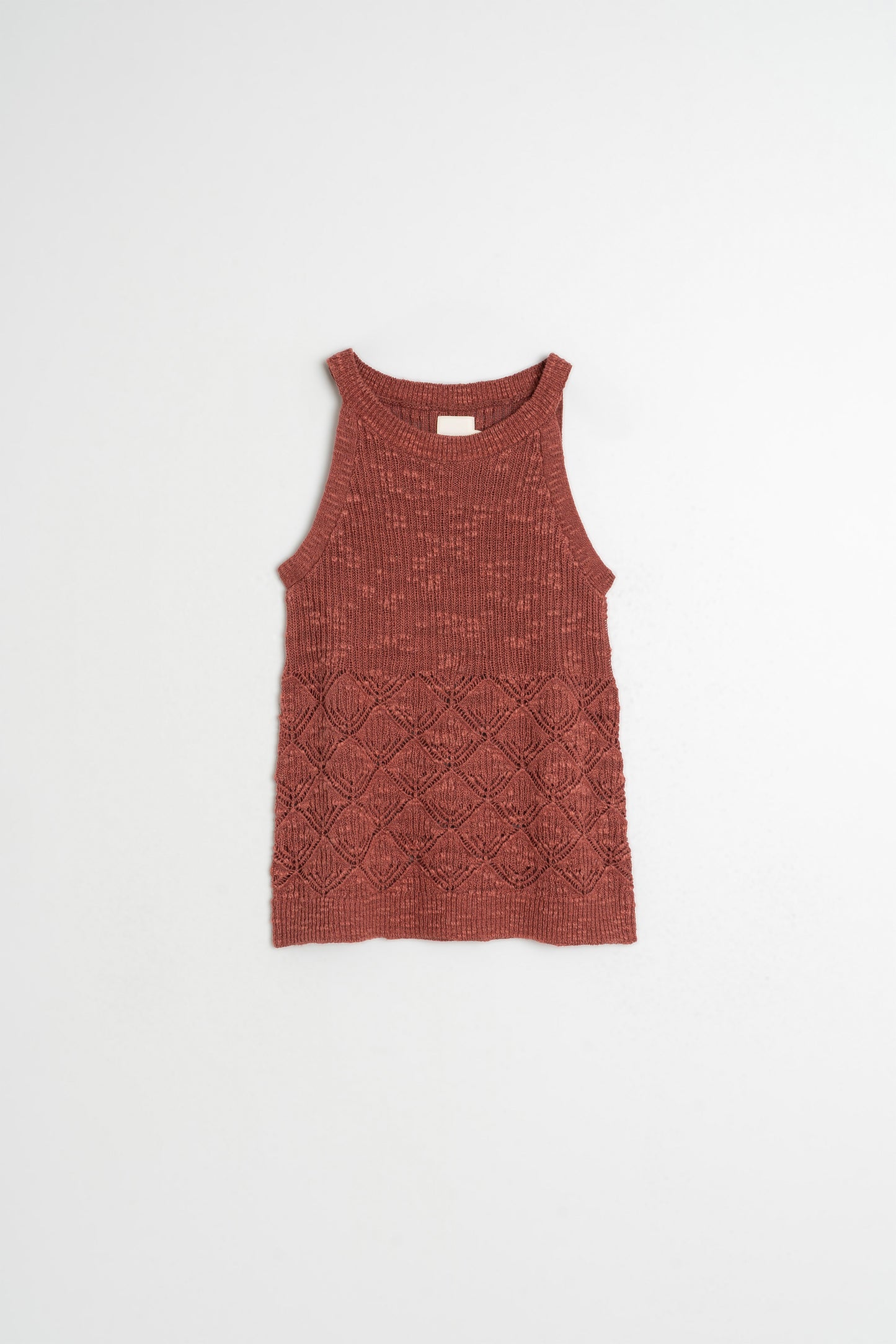 OPEN-KNIT TOP