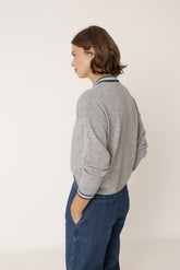 POLO-COLLAR SWEATER