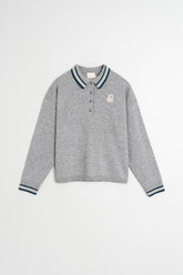 POLO-COLLAR SWEATER