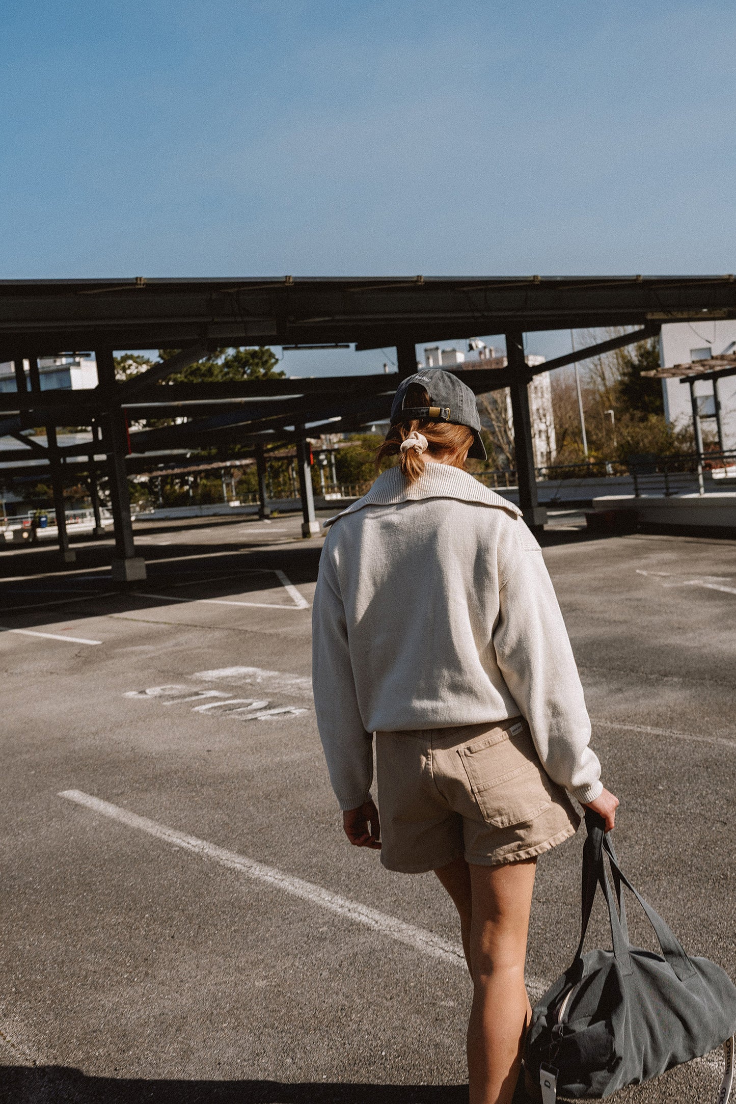 COTTON ZIP-UP SWEATER