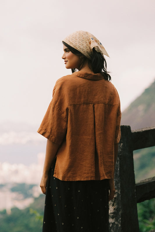 BLOCK-PRINT HANDKERCHIEF 2