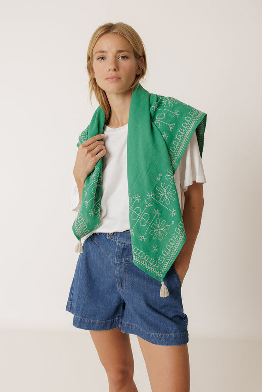 ETHNIC-EMBROIDERY SCARF 1