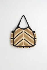 HERRINGBONE SHOPPER BAG