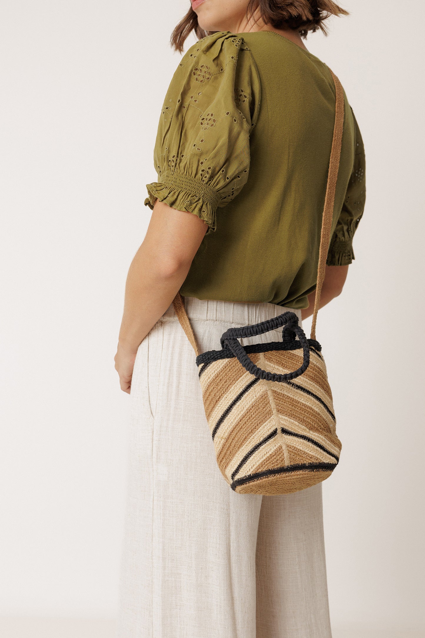 MINI RAFFIA BONBONNIERE BAG
