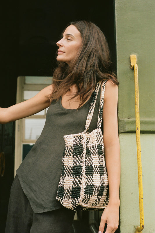 RAFFIA SHOPPER BAG 1