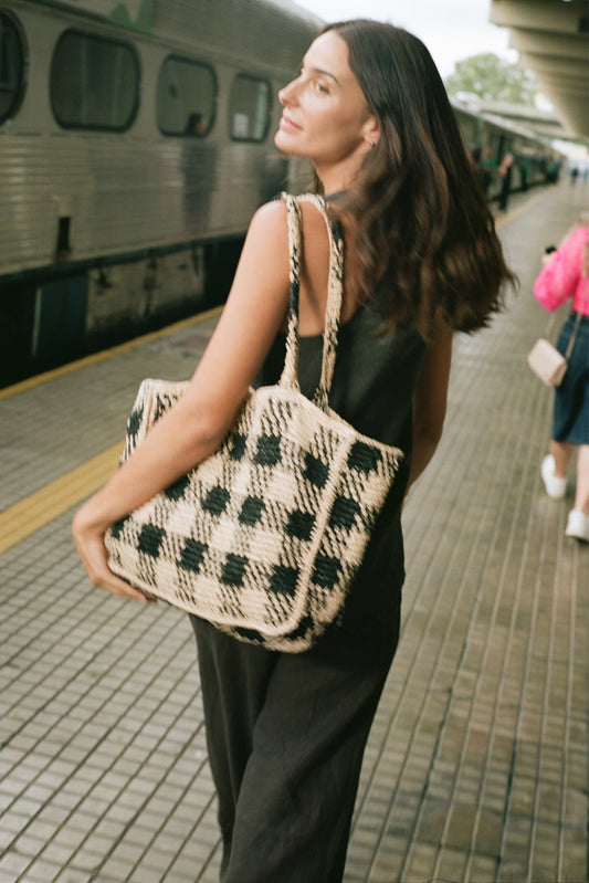 RAFFIA SHOPPER BAG 2