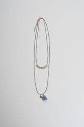 DOUBLE CHARITY BEADED NECKLACE