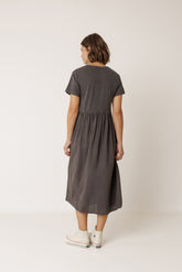 COMBINATION MIDI DRESS