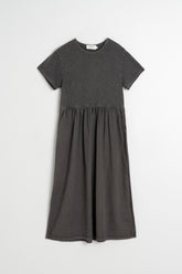 COMBINATION MIDI DRESS