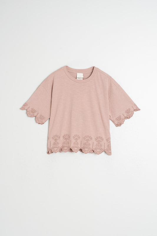 BOXY EMBROIDERED TEE 4