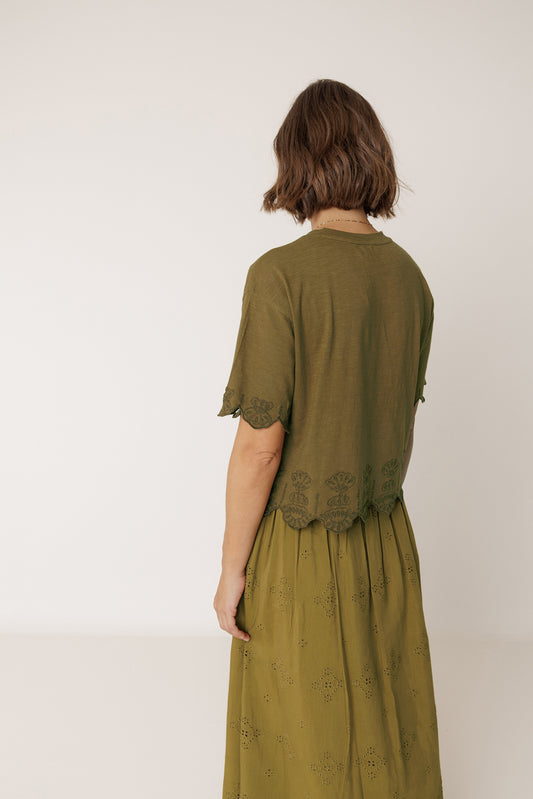 BOXY EMBROIDERED TEE 3