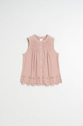 COMBINATION EMBROIDERED TEE