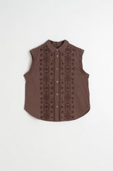 COMBINATION EMBROIDERED TEE