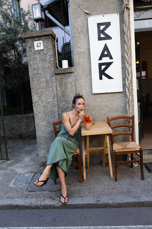 CROSS STITCH STRAP DRESS 2