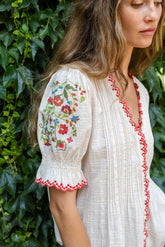 CROSS STICH EMBROIDERED SHIRT