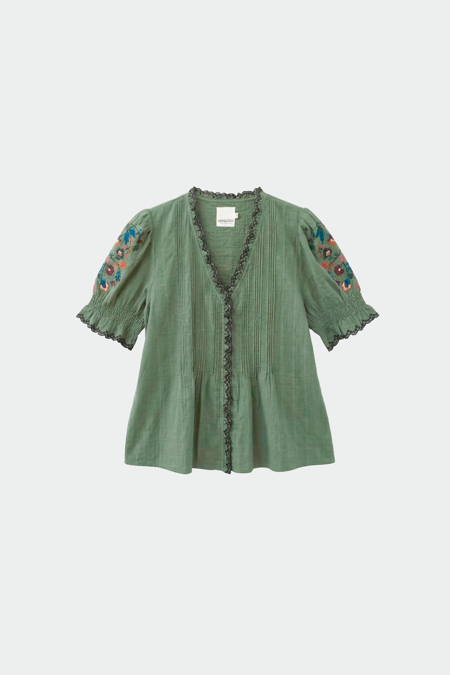 CROSS STICH EMBROIDERED SHIRT