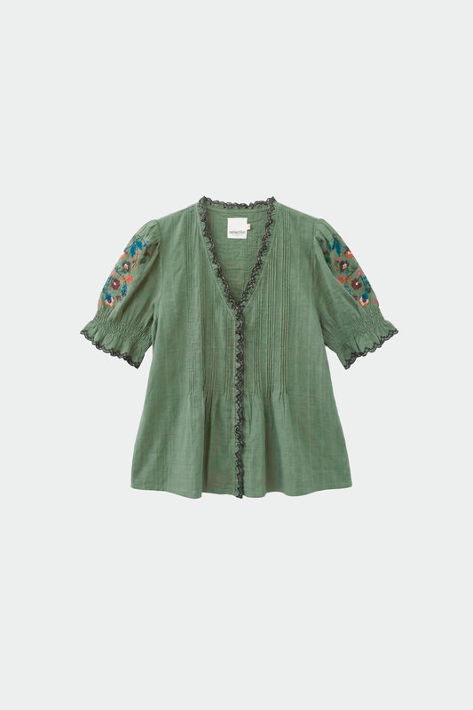CROSS STICH EMBROIDERED SHIRT 5