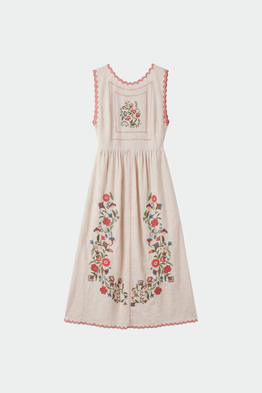 CROSS STICH EMBROIDERED DRESS 5
