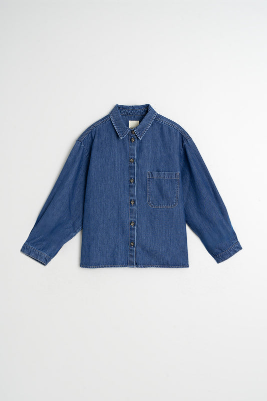 3/4-SLEEVE DENIM SHIRT 6