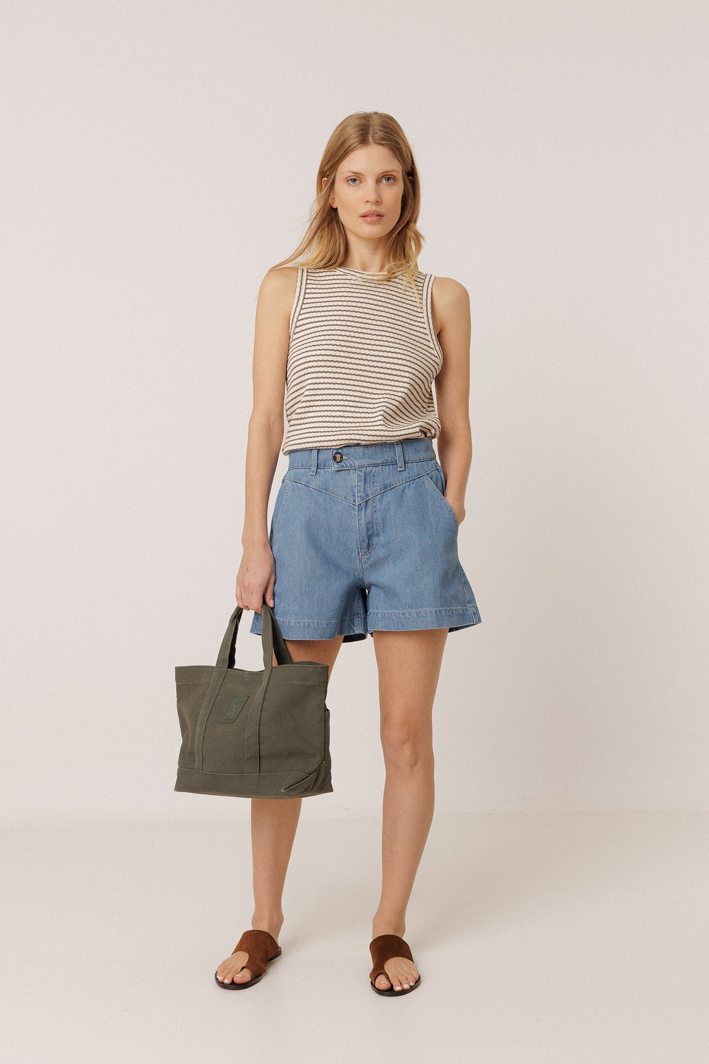 SHORT DENIM BERMUDAS