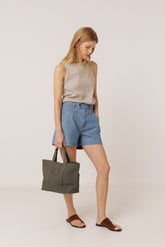 SHORT DENIM BERMUDAS